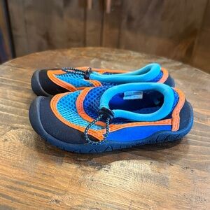 Kids Blue and Orange Water Shoes